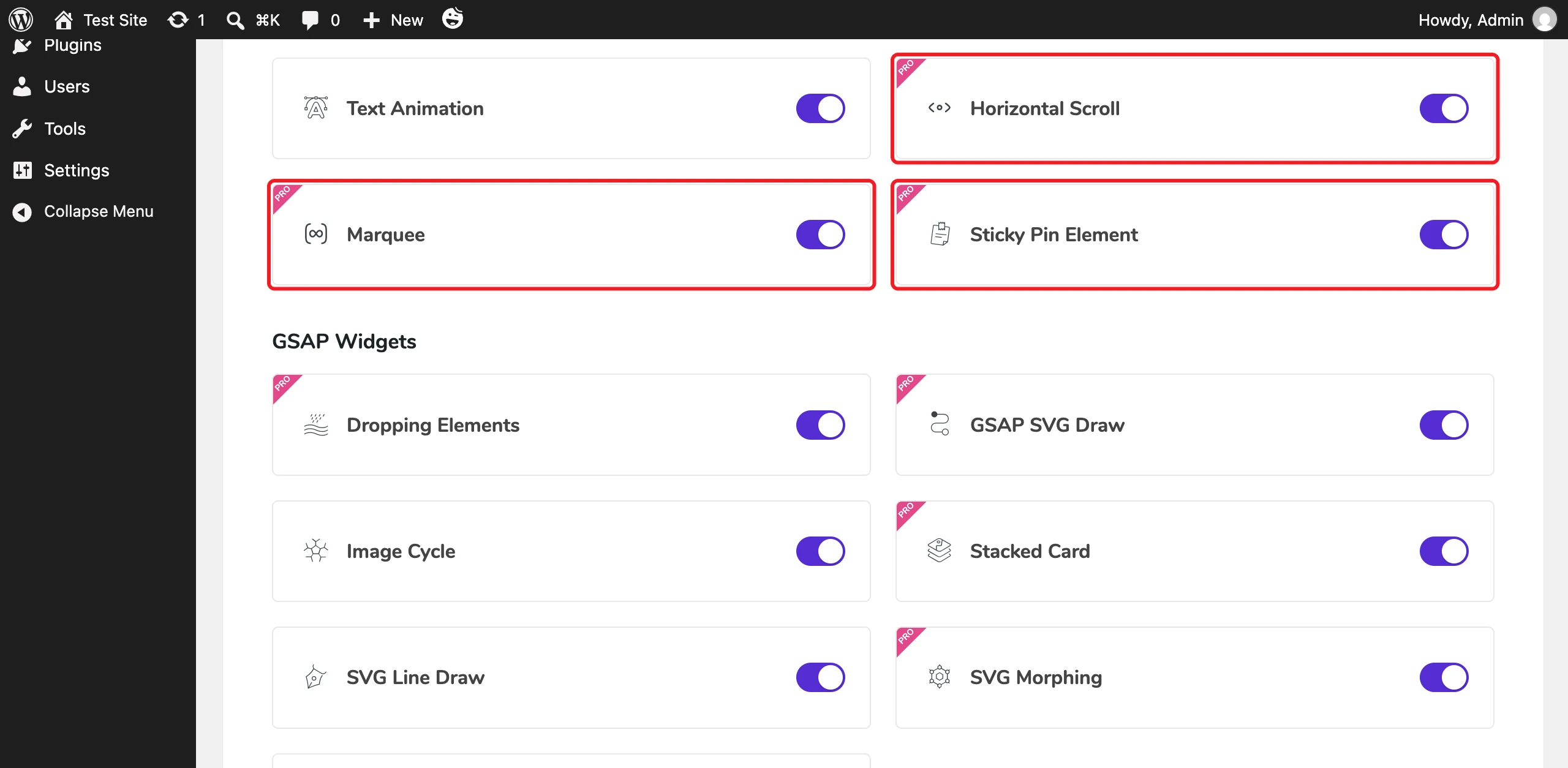 How to Build Advanced Elementor Layouts Without Custom CSS 4 Toggle on Horizontal Scroll, Marquee and Sticky Pin Element