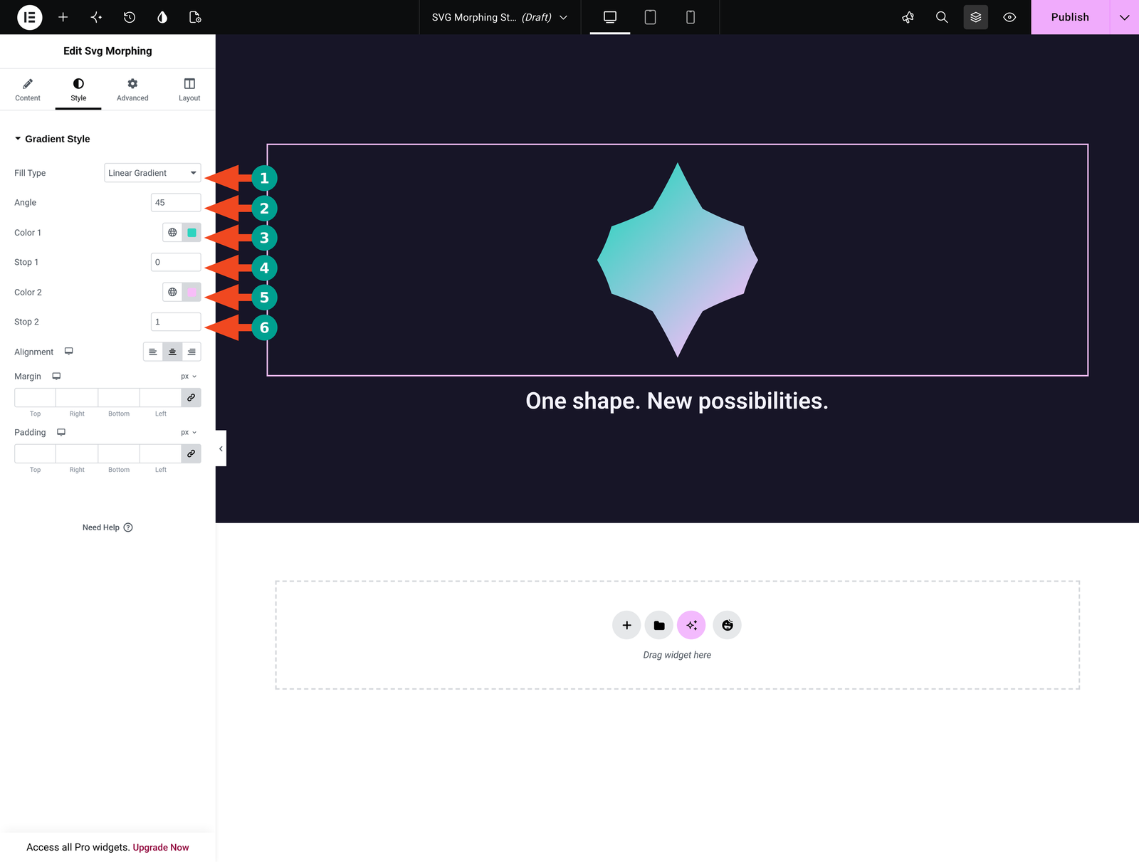 Apply a Gradient and Style the Section